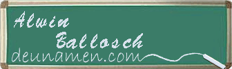 Alwin Ballosch Visitenkarte